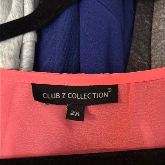 Vibrant Orange Pink Embellished Tunic Coverup - Picture 2 of 3